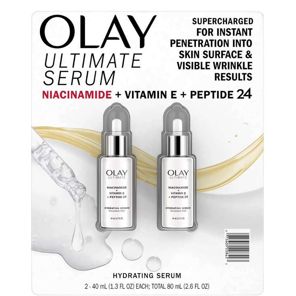 Olay Niacinamide Vitamin Peptide Hydrating Serum (Set of 2)